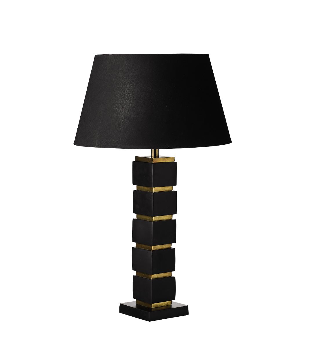 Kellingin Table Lamp - Black/Gold | OKA US