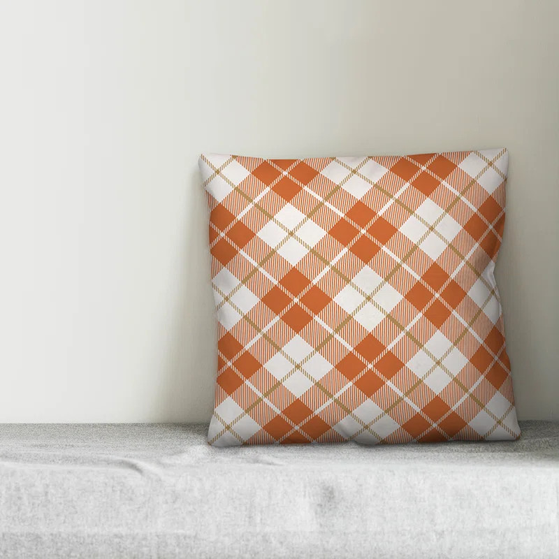 Rizal Plaid Throw Pillow | Wayfair North America