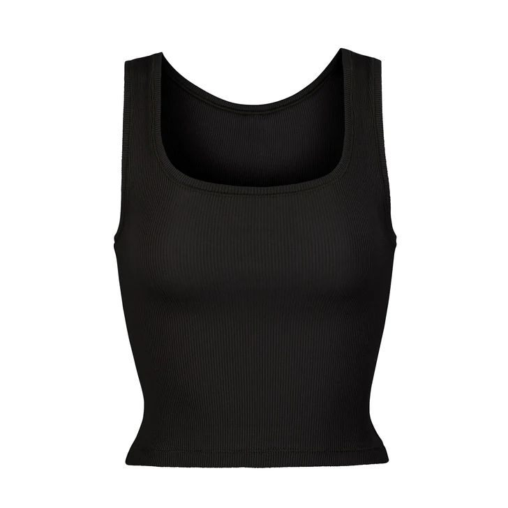 COTTON RIB TANK | BONE | SKIMS (US)