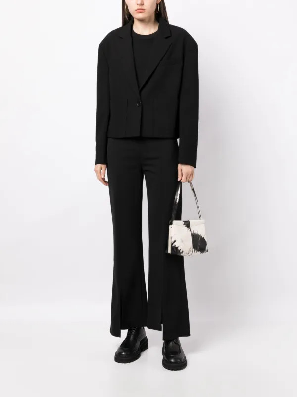 STUDIO TOMBOY single-breasted Cropped Blazer - Farfetch | Farfetch Global