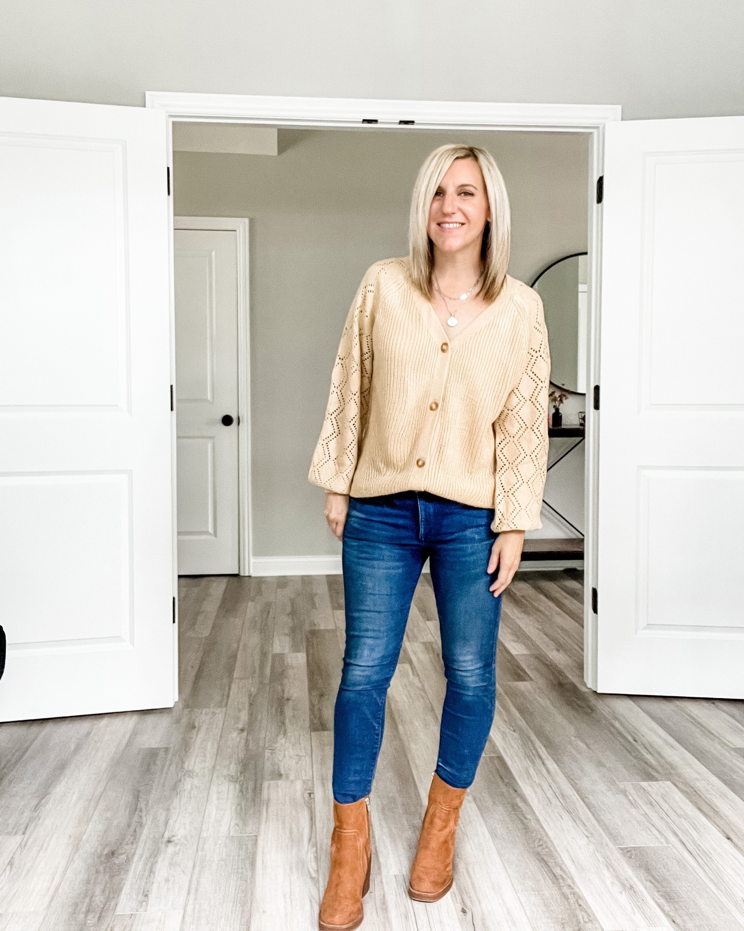 Sweater weather has arrived! Well almost. This sweater is so comfy but still breathable for warmer days. From Amazon and available in other colors. Wearing a small. 

#LTKunder50 #LTKSeasonal