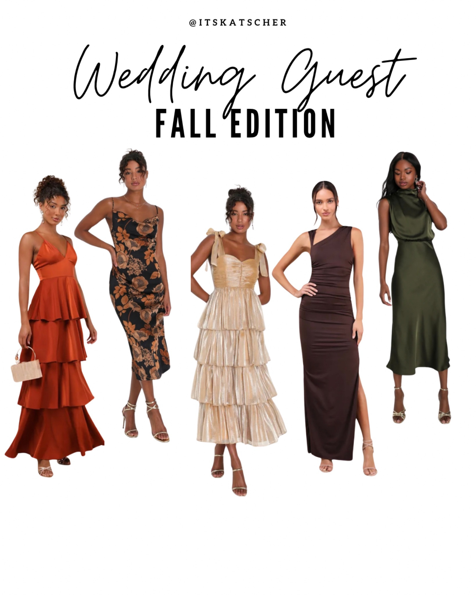 Fall wedding guest dresses to add to your wardrobe! 

#LTKStyleTip #LTKWedding #LTKParties