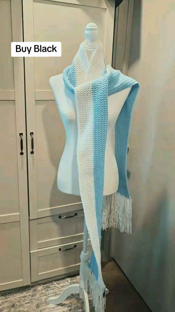 Handmade Crochet scarves are created by me, and made of 100% Acrylic yarn.  Machine washable, soft, long and perfect for thr holiday season!  #blackwomen #blackownedbusiness #saveourselves #blackowned #holidaygifts #crochetersoftiktok #winterscarf 

#LTKGiftGuide #LTKCyberWeek #LTKStyleTip
