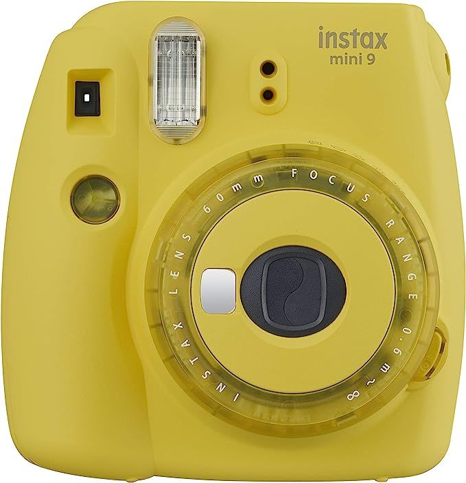 Fujifilm Instax Mini 9 with Clear Accents - Yellow | Amazon (US)