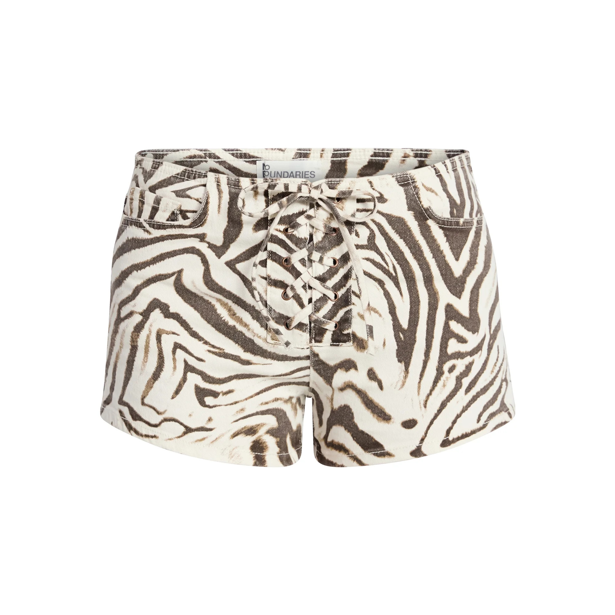 No Boundaries Festival Boho Lace Up Denim Shorts, 2.5" Inseam, Women's XXS-XXL - Walmart.com | Walmart (US)