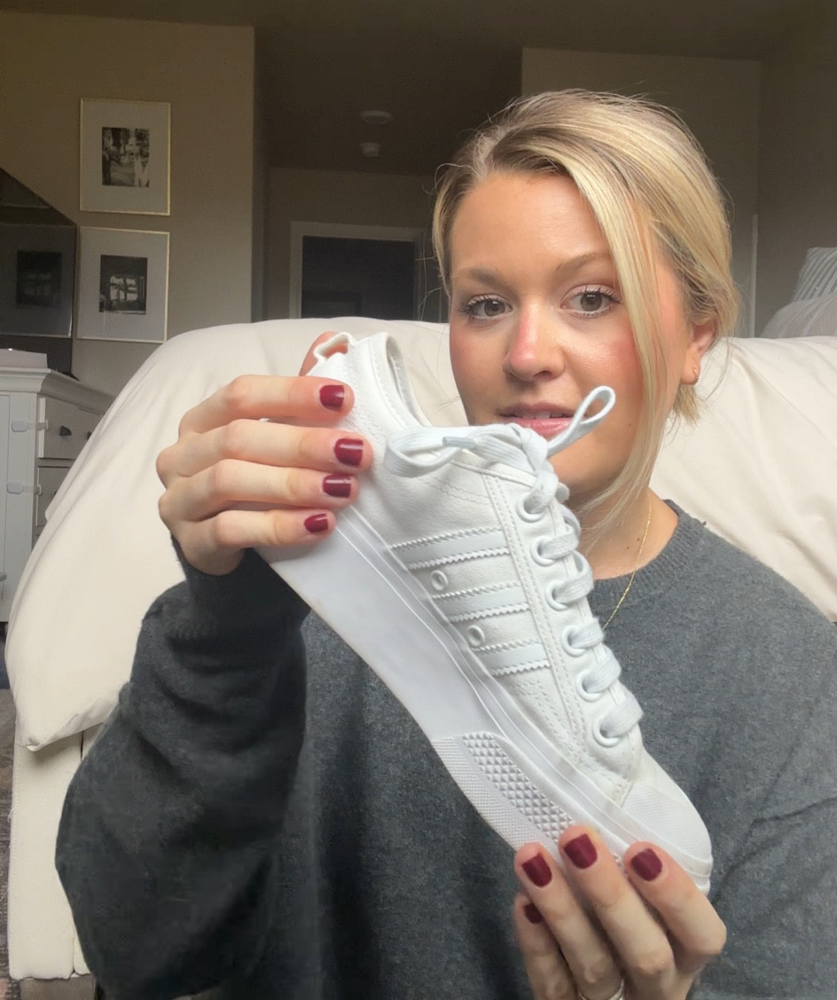 perfect fall shoe that’s in stock. If you love the gazelle but can’t find them anywhere, these are a great option! Runs large so go down half a size but they’re so comfy. Getting the black pair also. 

#LTKshoecrush #LTKSeasonal #LTKfindsunder100