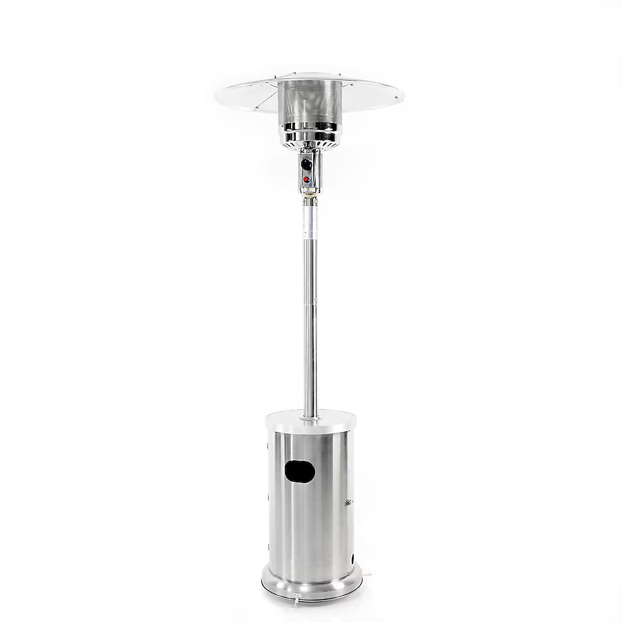 Master Forge 48000-BTU Stainless Steel Stainless Steel Floorstanding Liquid Propane Patio Heater | Lowe's