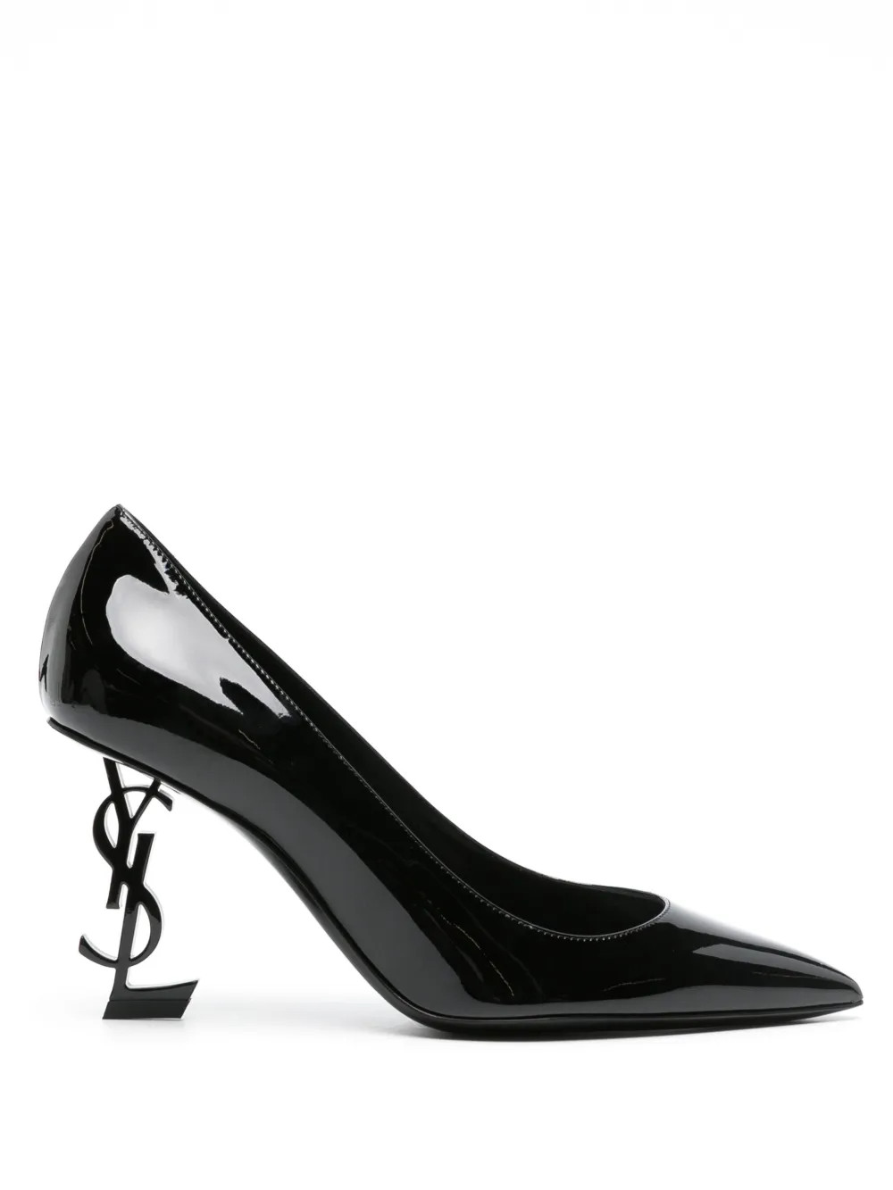 Saint Laurent Opyum 110mm Cassandre-logo Pumps | Black | FARFETCH | Farfetch Global