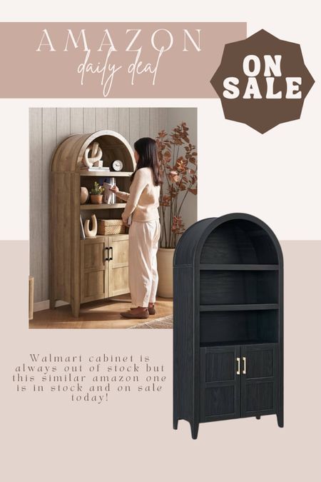 Amazon arched cabinet back in stock! So similar to the viral Walmart cabinet that is so hard to get! 

#LTKHome #LTKSeasonal #LTKSaleAlert