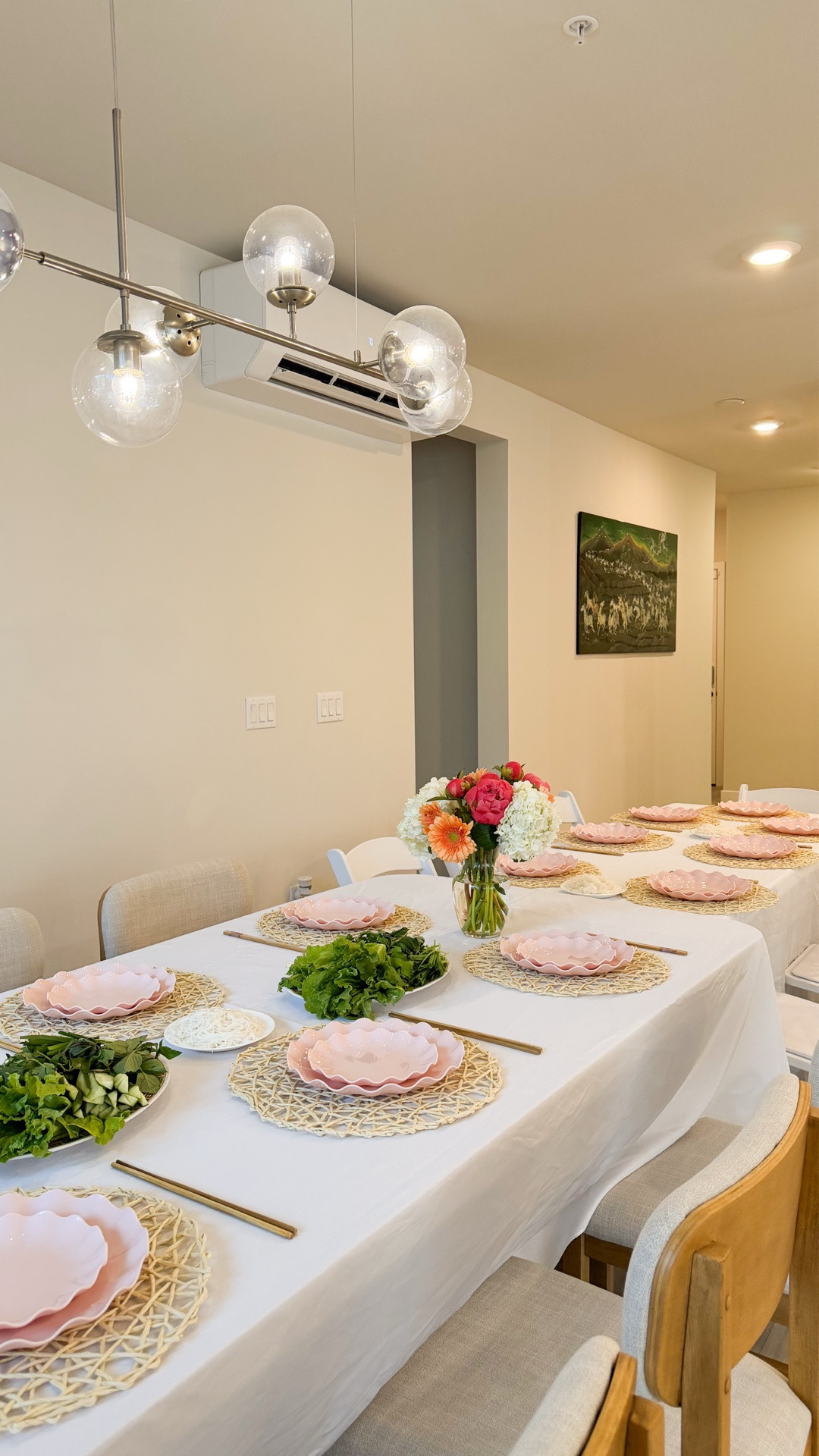 SPRING ROLL NIGHT FOR MOTHER’S DAY! 🥬🥒 My mom’s only request was to have the whole family over for spring roll night 💕 It was her first time hosting more than just us, so I brought over some pretty table settings to make it feel extra special. We had salmon, beef, pork, lamb, duck, and all the fresh veggies for everyone to build their own rolls 😋 Such a fun and delicious night together! Hope all of you mamas had a wonderful Mother’s Day!! #springrolls #springroll #mothersdaydinner

Chairs, table, plates, dress

#LTKsummer #LTKfamily #LTKhome