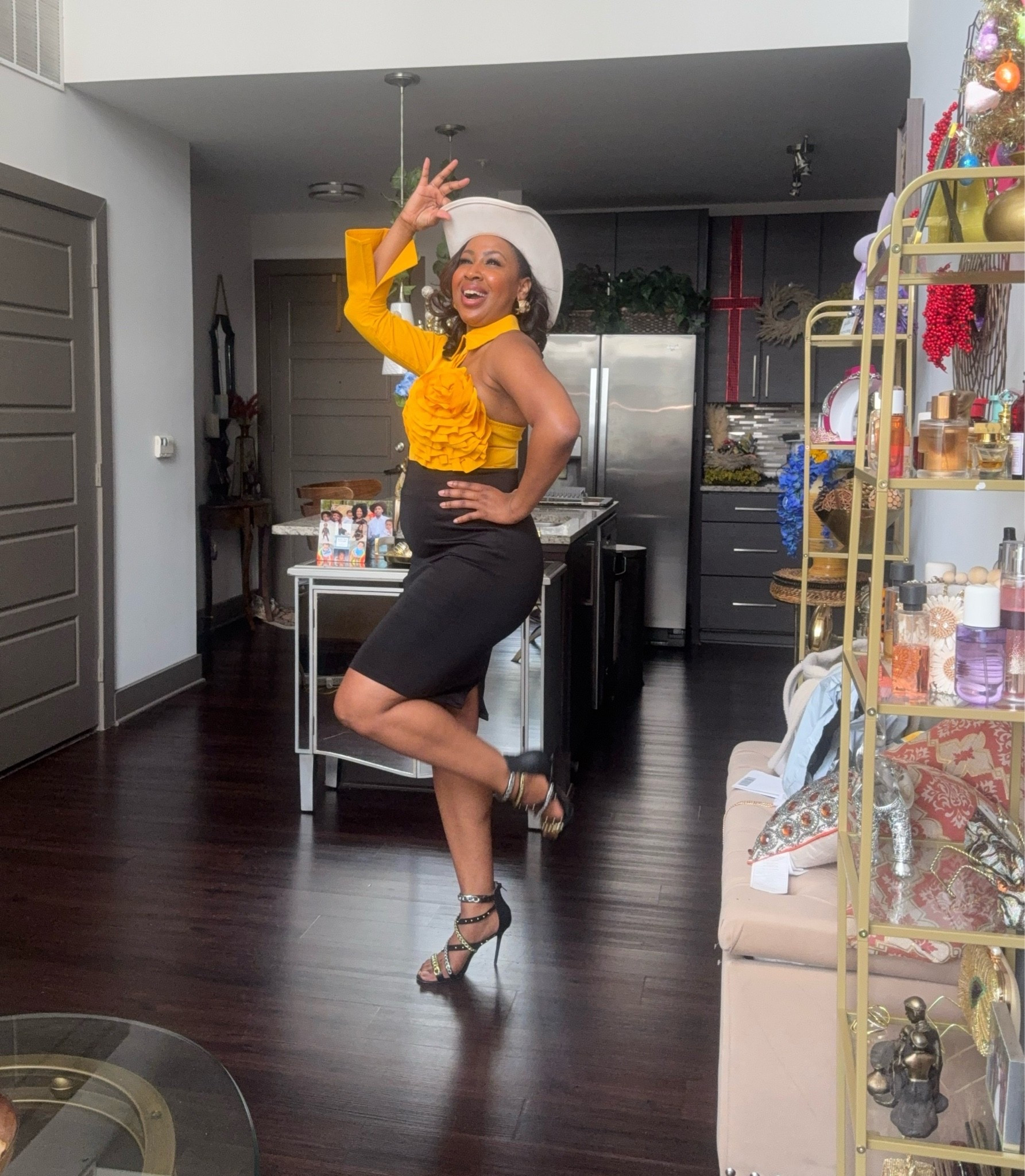 Business on the bottom. Drama on the top. 🧡🖤

A classic black pencil skirt was all this statement top needed. The oversized floral detail + asymmetric design makes the whole look.

✨ Exact top linked
✨ Similar skirt, heels + accessories linked

#LTKStyleTip #LTKFinds #StatementTop #GoingOutStyle #StyleOver40 #BoldStyle #DateNightLook

#LTKgrwm #LTKOver40 #LTKootd