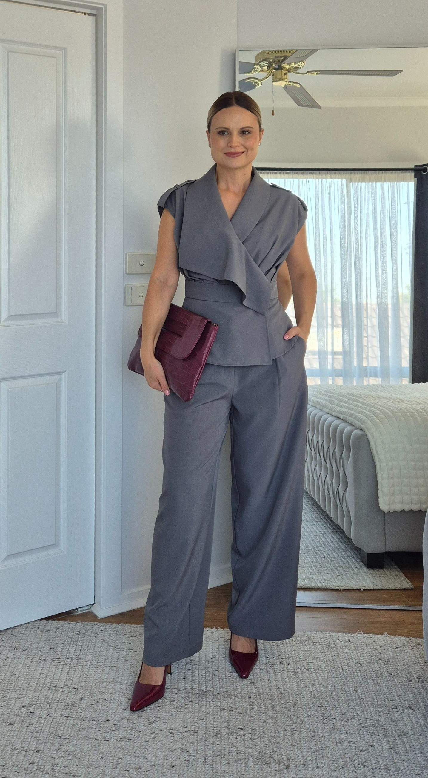 Ready for Monday meetings, love a matching moment 🩶

#LTKaustralia #LTKstyletip #LTKworkwear