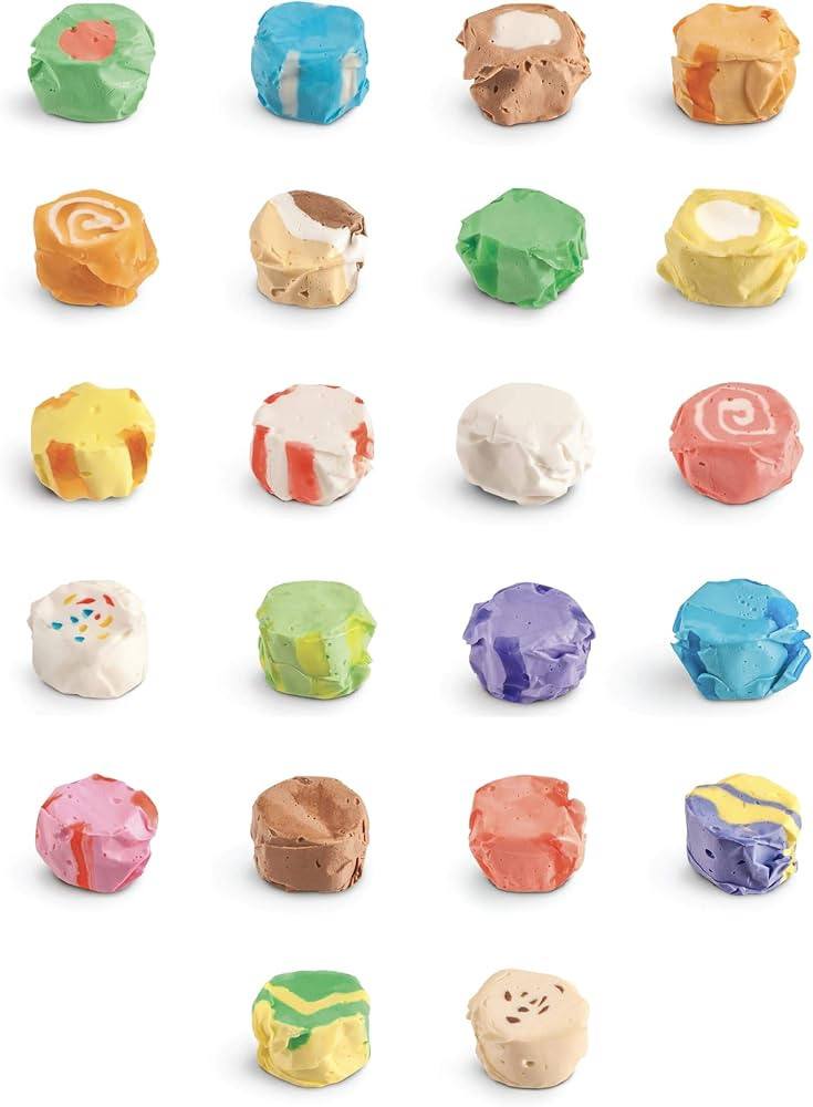 Taffy Shop "Favorites Mix" Salt Water Candy, Assorted Bulk Flavors of Saltwater Taffy, Unique The... | Amazon (US)