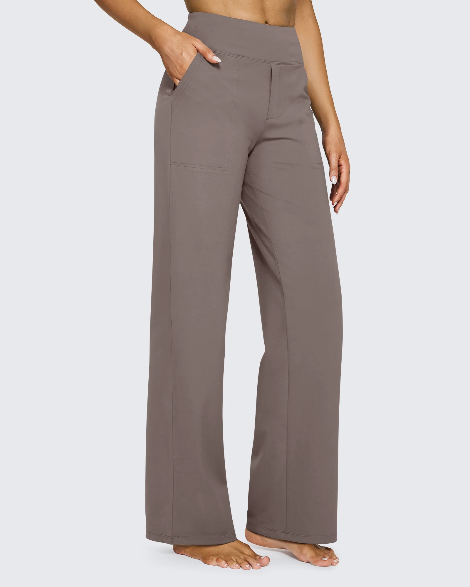 High Waisted Wide-Leg Pants Women – 31 Inseam | Office to Yoga Wear | G4Free | g4free activewear