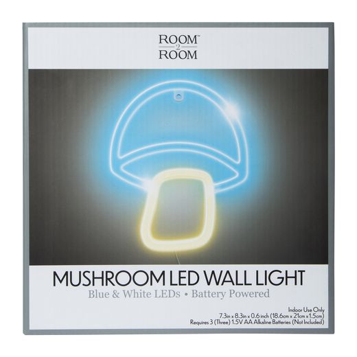 Mushroom LED Wall Light 8.3in x 7.3in | Five Below