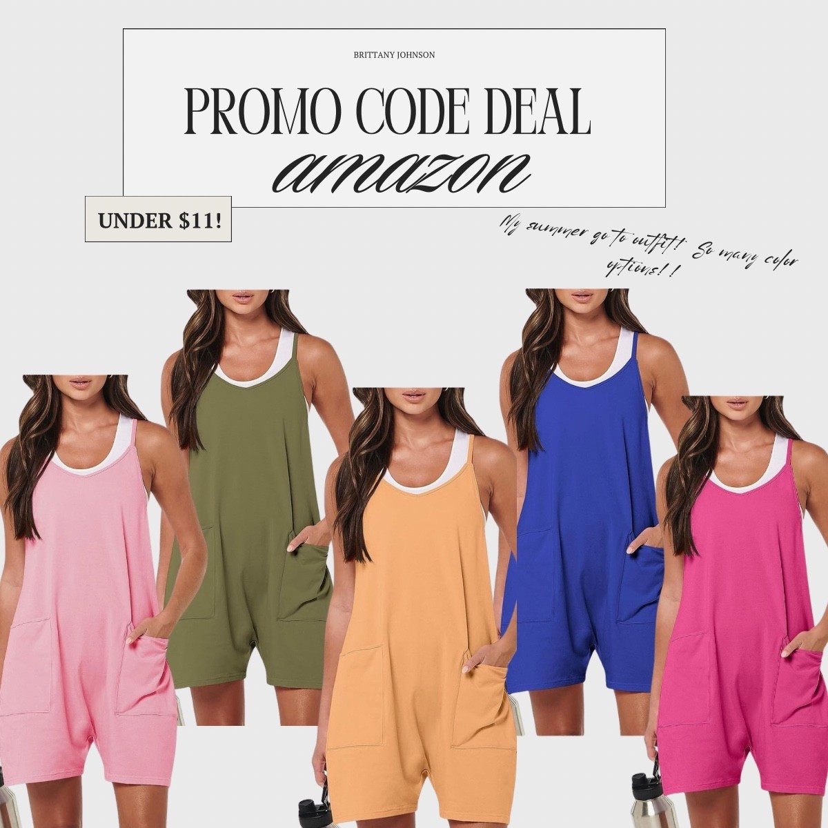 This romper is the ultimate summer throw-on outfit ☀️💕

Use code: 5HPQQL5Y for 45% OFF 💖

#LTKSaleAlert #LTKSeasonal #LTKgrwm