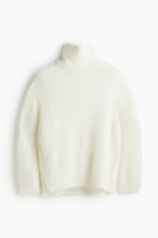 High-collar mohair-blend jumper | H&M (UK, MY, IN, SG, PH, TW, HK)