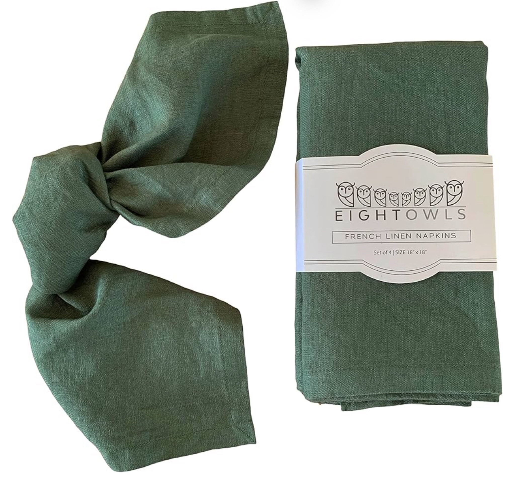 Linen Napkins –100% French Flax – Stonewashed Pure Linen Cloth Napkins - Size 18 Inch x 18 Inch – Set of 4

#LTKGiftGuide #LTKSeasonal #LTKHoliday