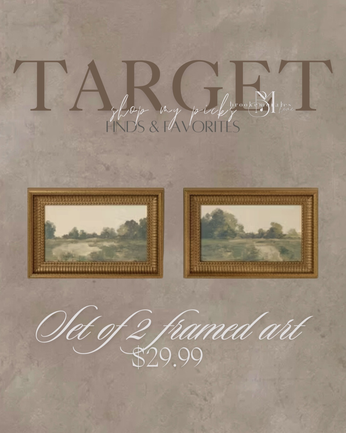 Set of 2 framed art 🖼️So pretty in person! 

#LTKStyleTip #LTKHome #LTKFindsUnder50