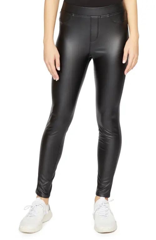 Sanctuary Runway Faux Leather Leggings in Black at Nordstrom, Size Small | Nordstrom