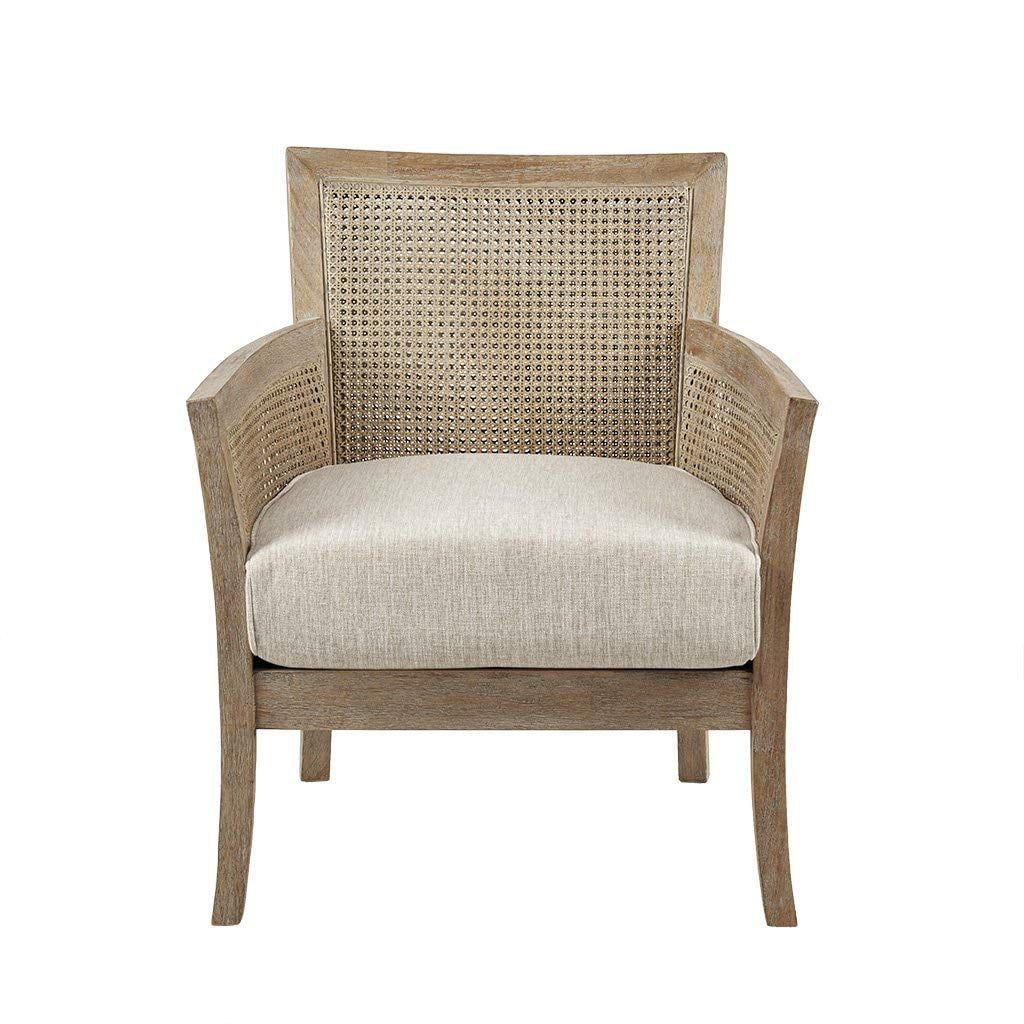 Gracie Mills Diedra Accent Chair Cream/Reclaimed Natural - MP100-0386 - Walmart.com | Walmart (US)