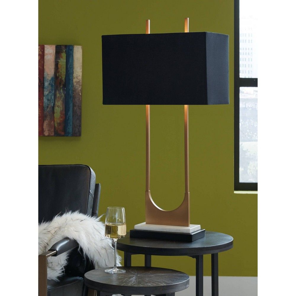 Malana Table Lamp Brass - Signature Design by Ashley | Target