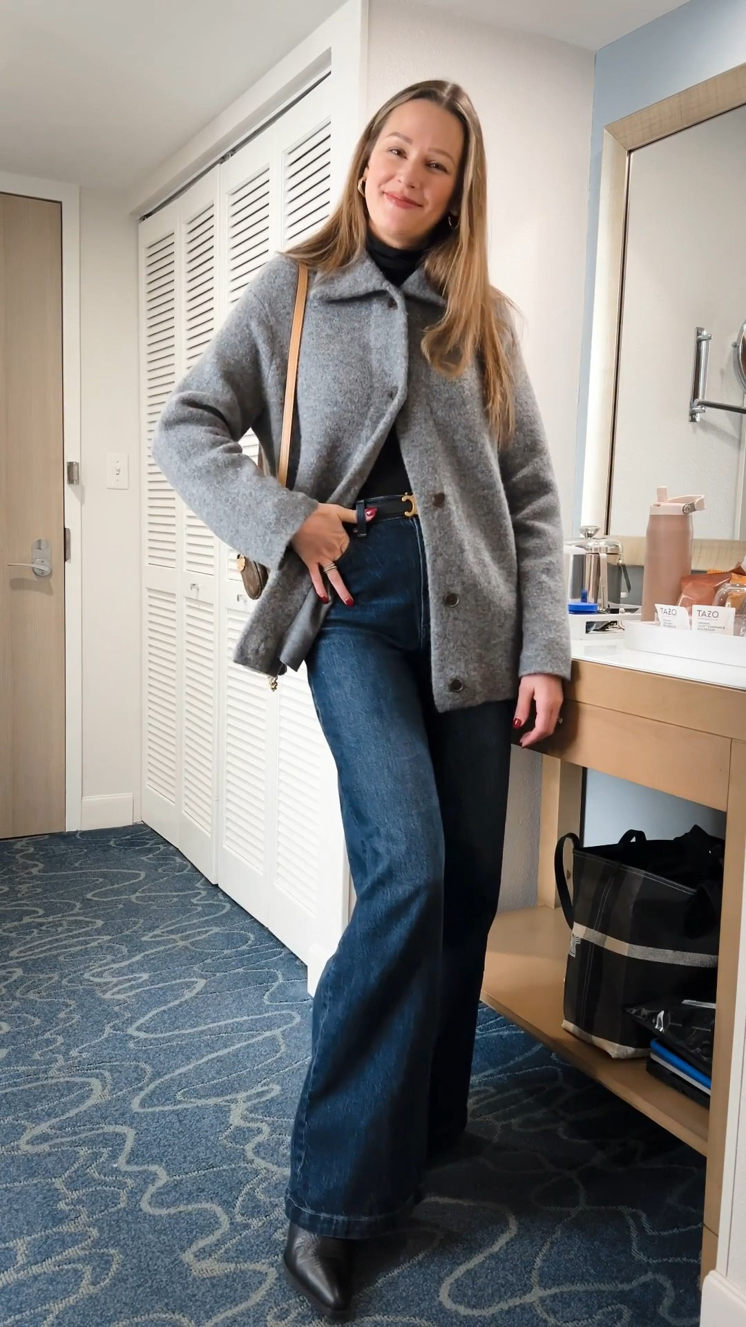 This cardigan sweater is one of my favorites this winter - by Vince. Comes with beautiful buttons and a larger collar

#LTKStyleTip #LTKSeasonal