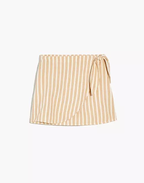 Lightestspun Cover-Up Wrap Skirt in Stripe | Madewell