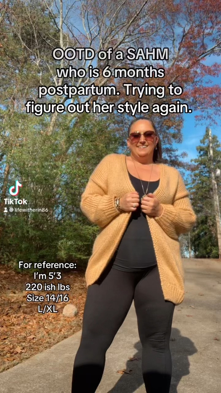 OOTD of a SAHM who is 6 months postpartum. Trying to find her style again. 

#LTKStyleTip #LTKMidsize #LTKHoliday