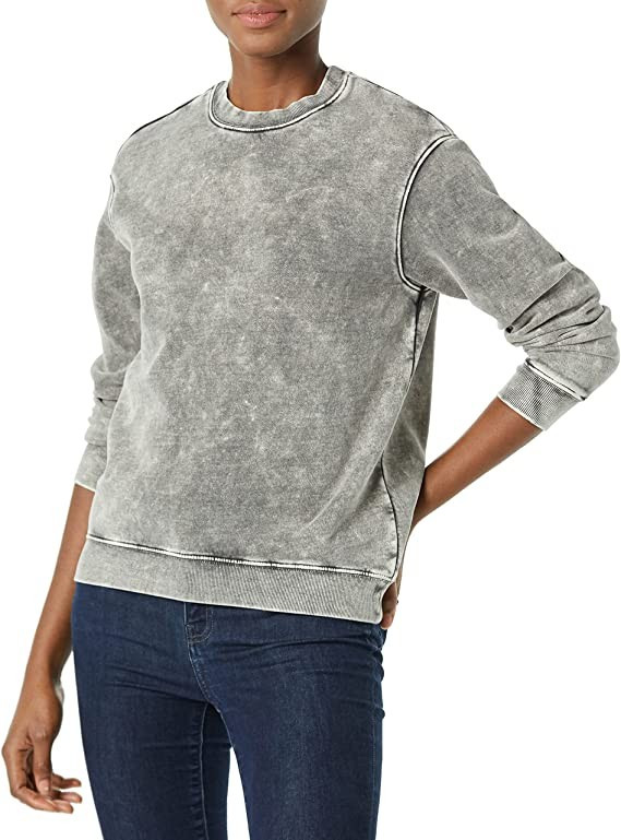 Goodthreads Women's Heritage Fleece Beefy Crewneck Sweatshirt | Amazon (US)