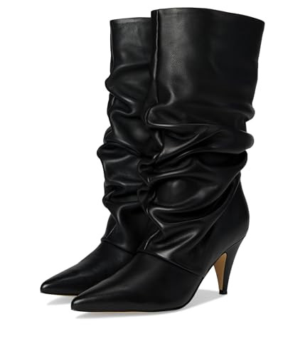 Marc Fisher LTD Women's Paityn Boot, Black Leather 001, 7.5 | Amazon (US)