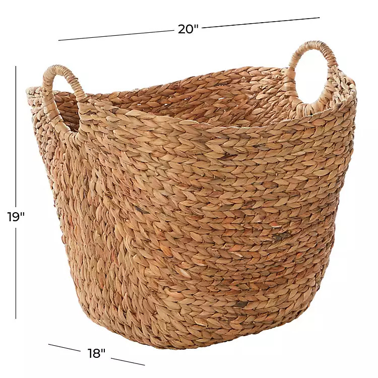Natural Braided Seagrass Basket | Kirkland's Home
