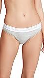 Calvin Klein Underwear Women's One Cotton Bikini Panty, Grey Heather, Large | Amazon (US)