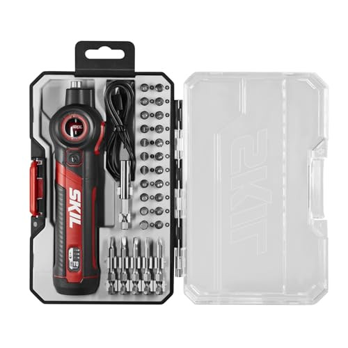 SKIL Twist 2.0 Rechargeable 4V Screwdriver with Pivoting Head, Torque Setting, USB-C Charging Cab... | Amazon (US)