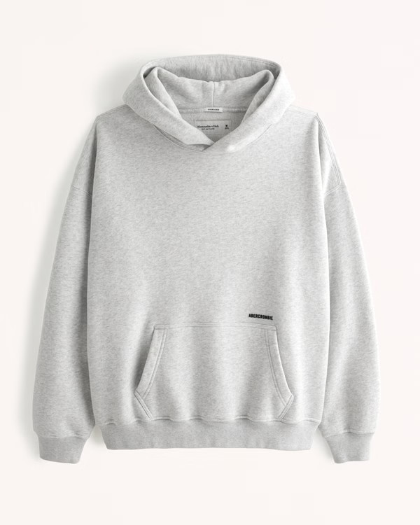 Micro-Logo Popover Hoodie | Abercrombie & Fitch (US)