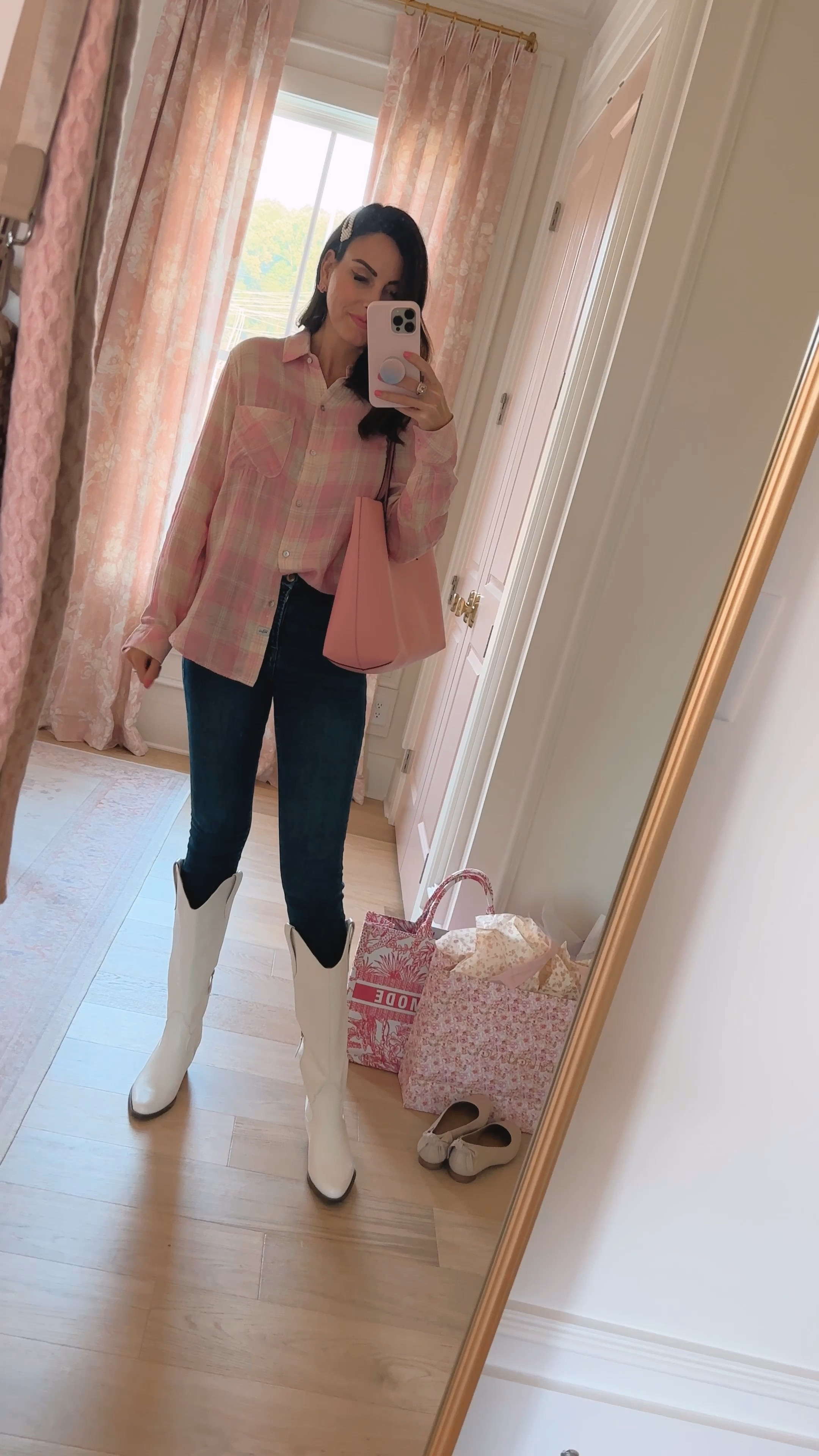 Rails 100% organic cotton pink plaid button down shirt from the Nordstrom anniversary sale, Nsale find  

#LTKstyletip #LTKsalealert #LTKxNSale