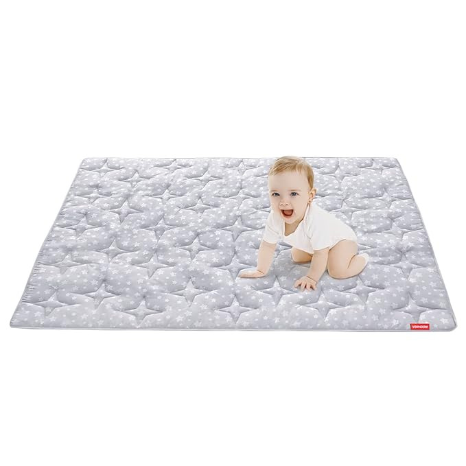 Baby Play Mat Extra Thick, Large, Crawling Mat Non Slip Cushioned Baby Mats for Playing 78.5x55 I... | Amazon (US)