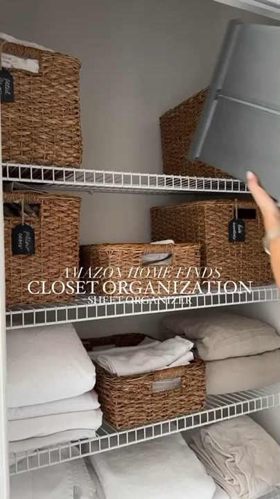 Get your linen closet organized!

#LTKhome #organization #homeorganization #brightroom #storage #ltkit

#LTKSpringSale #LTKHome #LTKdayinmylife