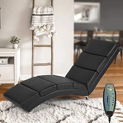 Mellcom Electric Massage Recliner Chair Chaise Longue Heated PU Leather Ergonomic Lounge Massage ... | Amazon (US)