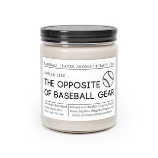 Baseball Player Candle Smells Like The Opposite Of Baseball Gear | Michaels Stores