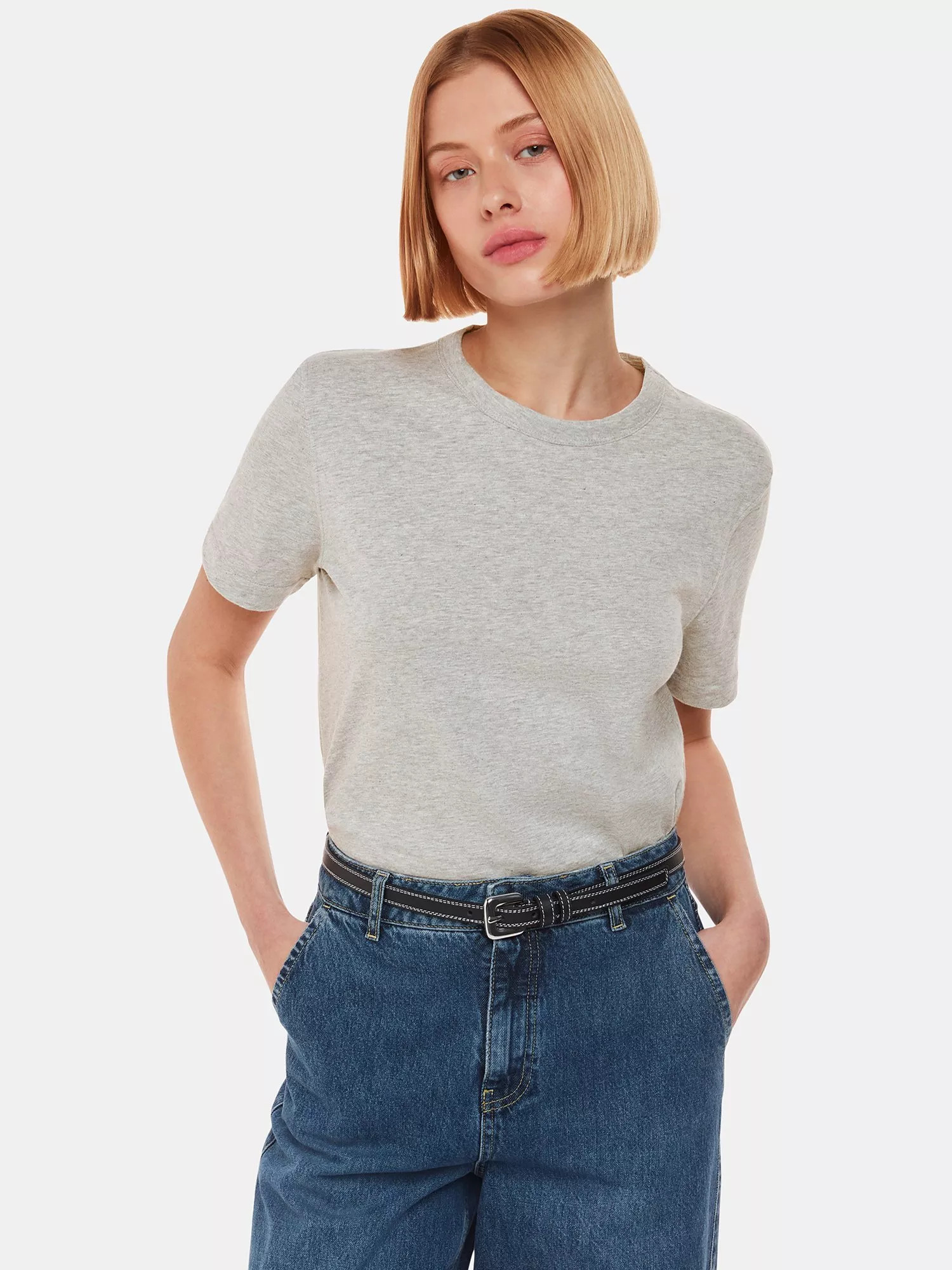 Whistles Emily Ultimate T-Shirt | John Lewis (UK)