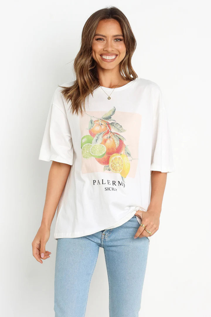 Sisily Tee - White | Petal & Pup (US)