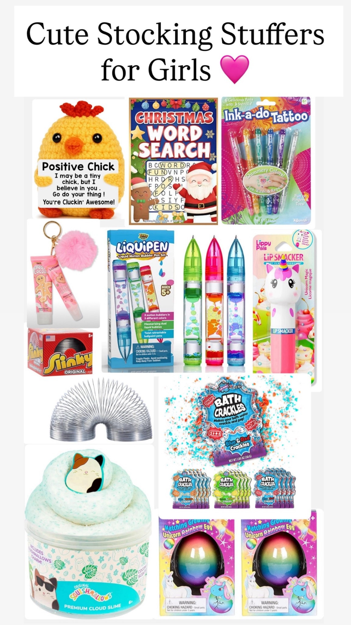 Stocking Stuffers for Girls 

#LTKGiftGuide #LTKKids #LTKHoliday