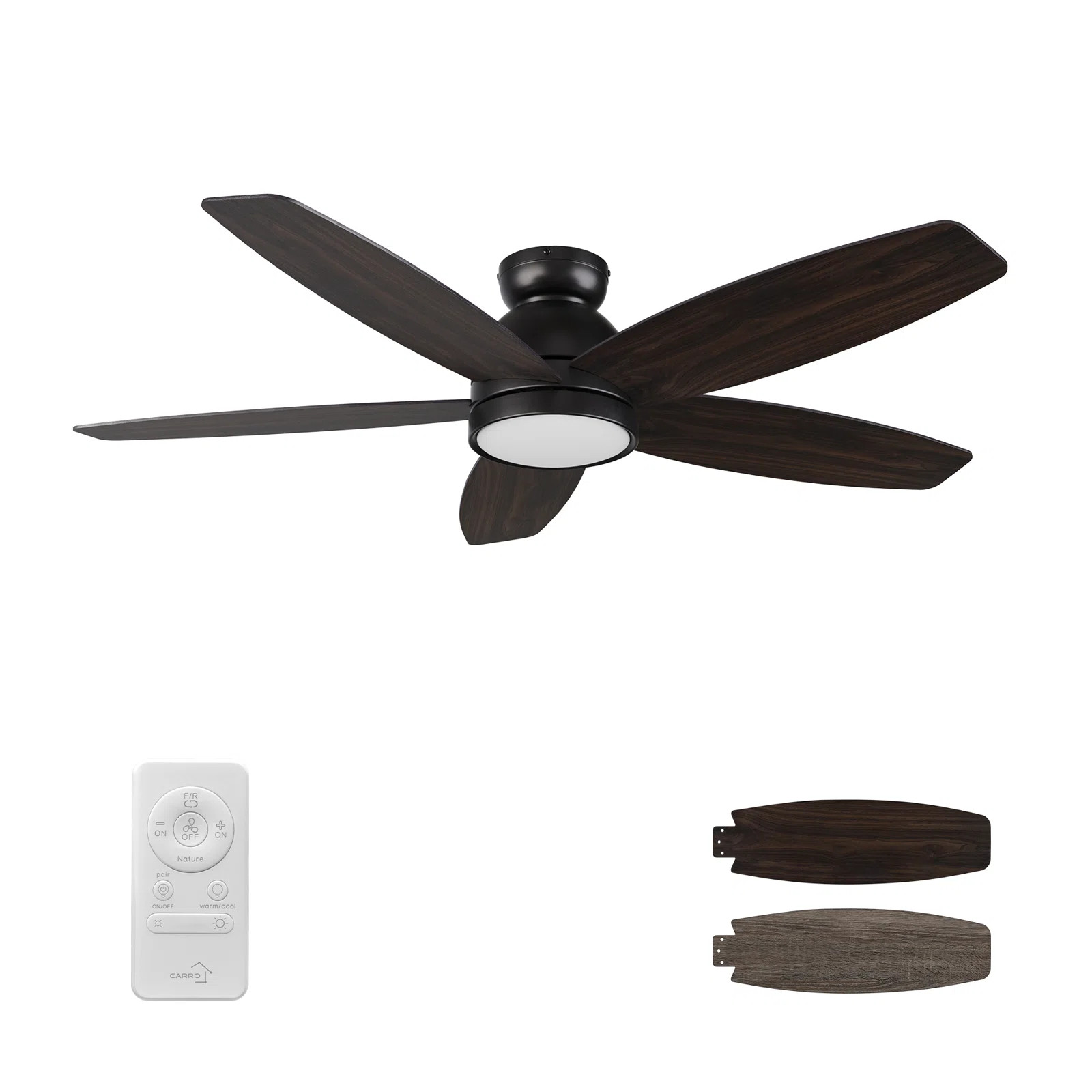 Emeris 52'' Ceiling Fan with LED Lights | Wayfair North America
