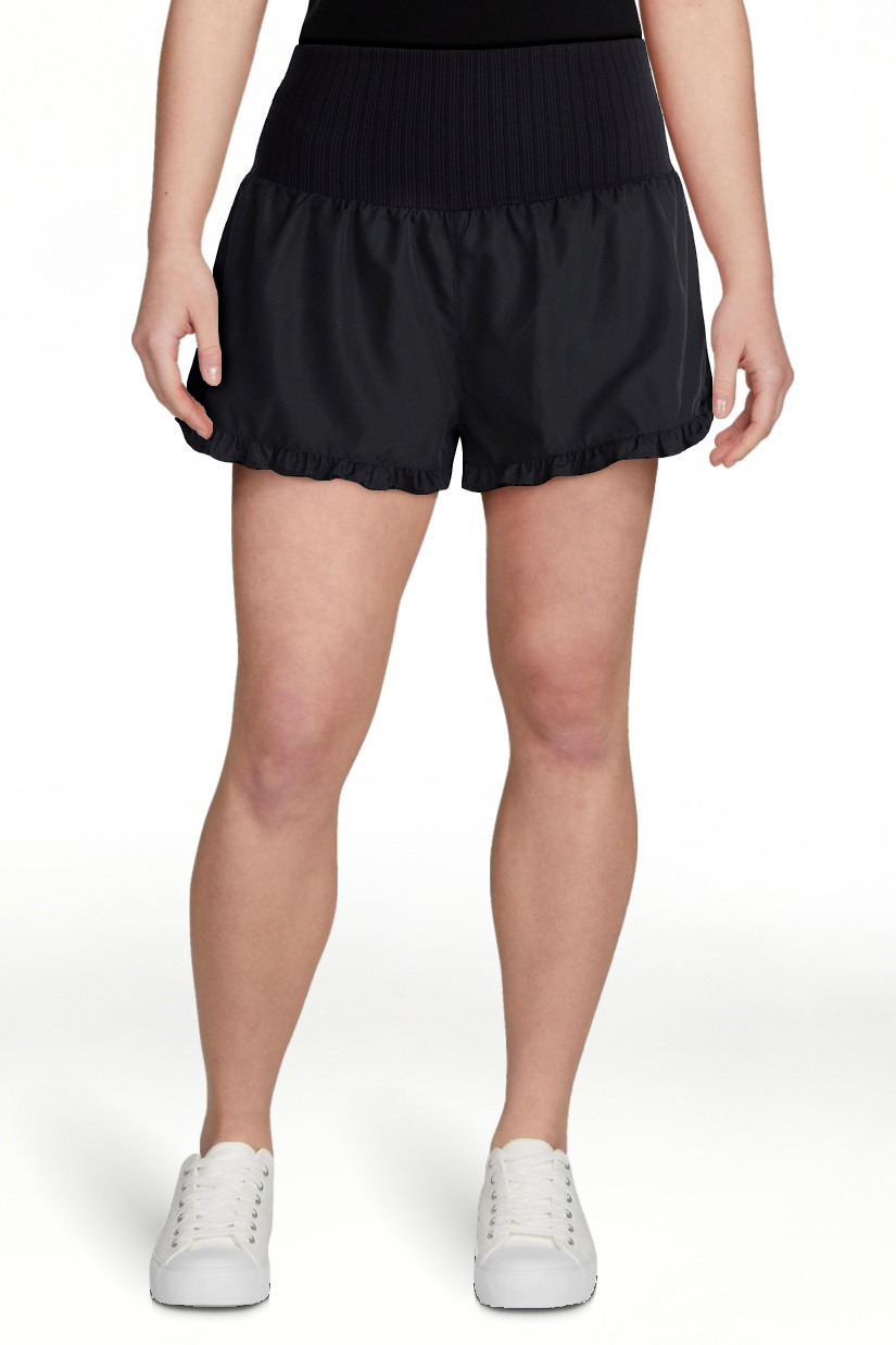 No Boundaries Ruffle Hem Shorts, 2" Inseam, Women's XXS-XXL | Walmart (US)
