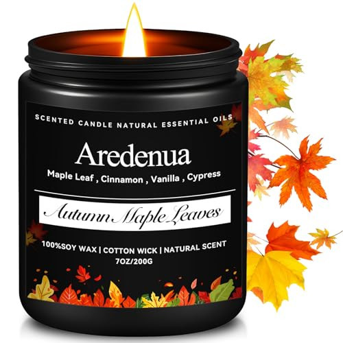 Fall Candles, Autumn Leaves Scented, Autumn Seasonal Candle for Fall | Amazon (US)