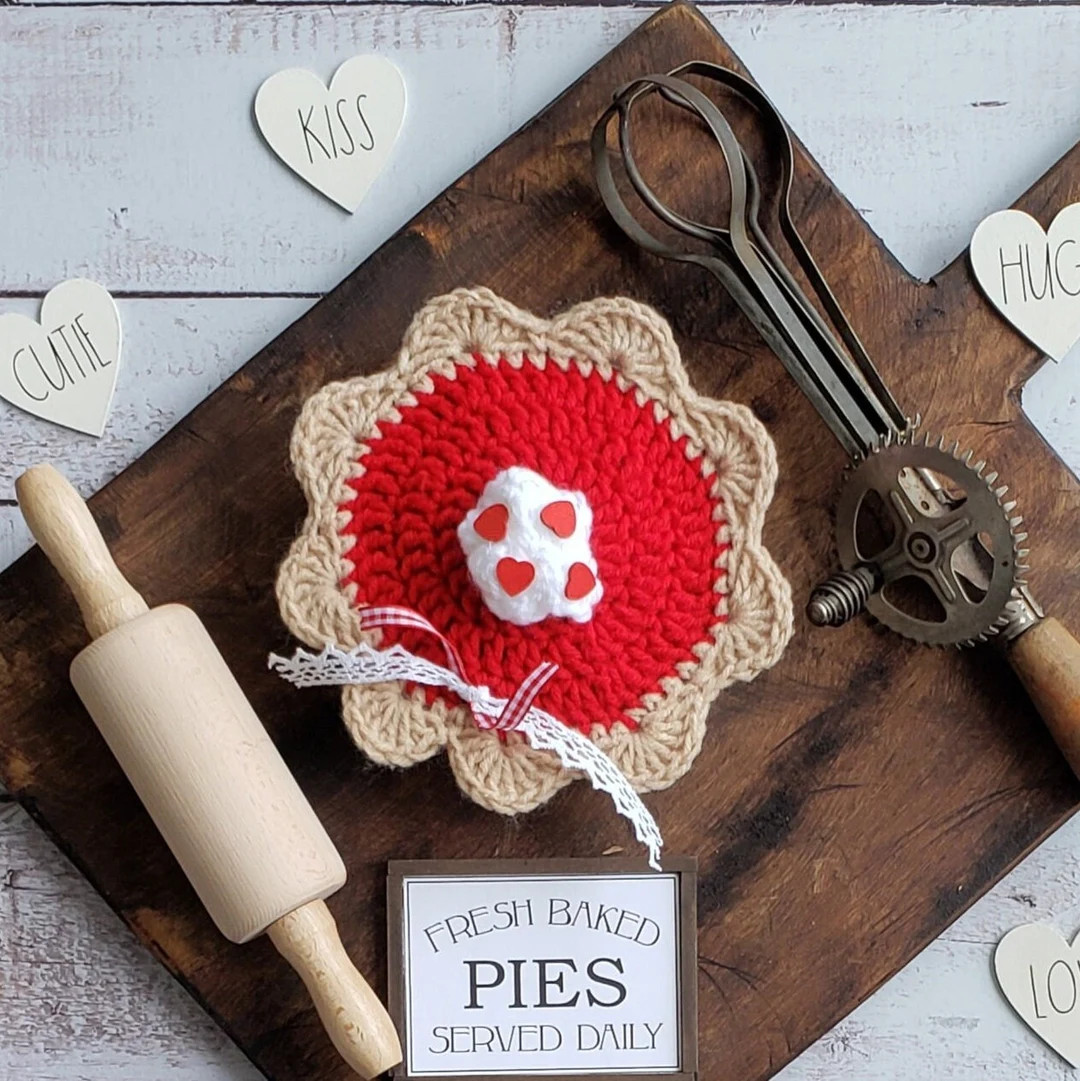 Sweetie Pie for Tiered Tray Displays / Valentine Décor / Valentine's Day Decoration / Fake Bake ... | Etsy (US)