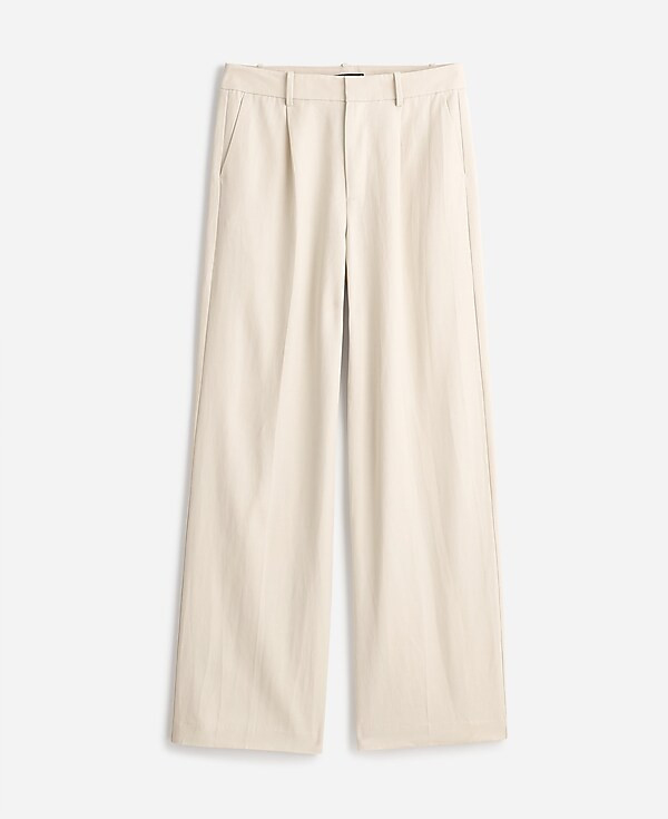 Slouchy Straight Pants in Drapey Twill | Madewell | Madewell