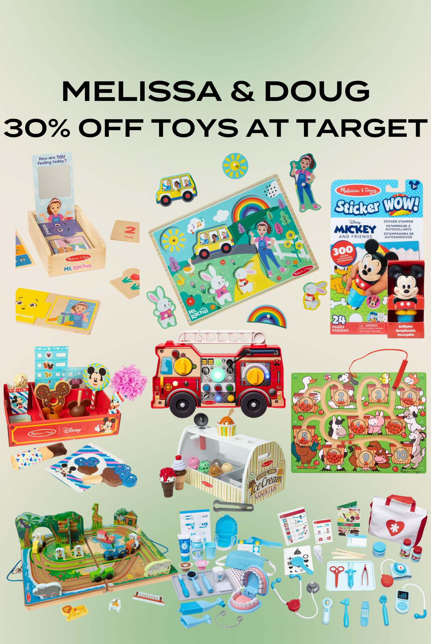 Melissa & Doug 30% off at Target TODAY ONLY! ✨ 

 #LTKGiftGuide #LTKSaleAlert #LTKKids