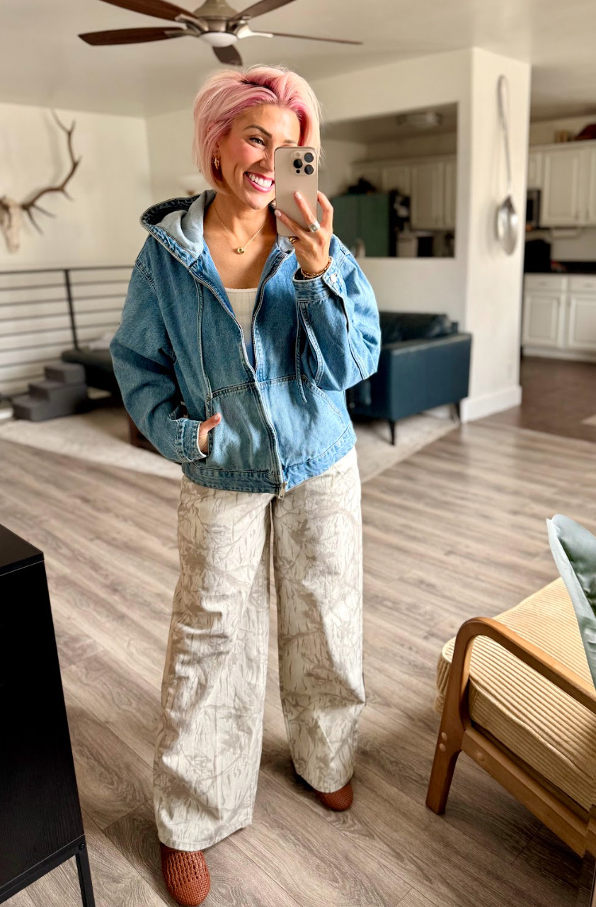 Having some fun mixing and matching my most recent finds from Target... What do you think?? Pants: 4 // Tank: Medium // Jacket: Small // Shoes: TTS 

 #LTKootd